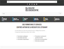 Tablet Screenshot of educacentre.com